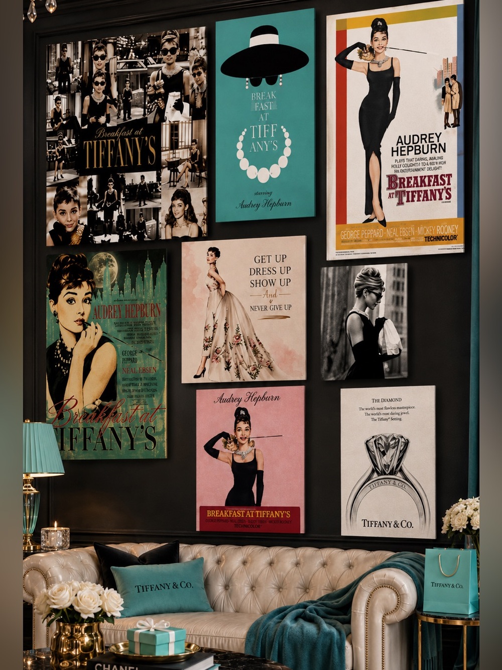 Breakfast on Fifth™ | Pick 3 Audrey Hepburn Breakfast at Tiffany’s Wall Art 8x10